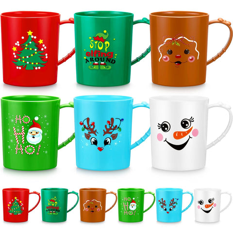 Suclain front packaging showing full 12-piece festive mug set and convenience