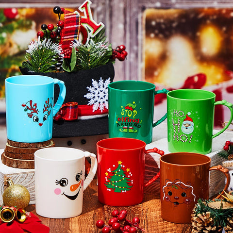 Suclain mug in use with hot cocoa showing warmth and holiday charm