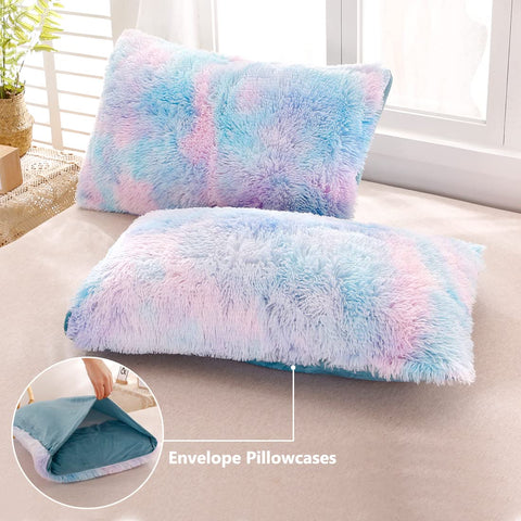 SUCSES two envelop pillowcases showing neat closure and secure fit