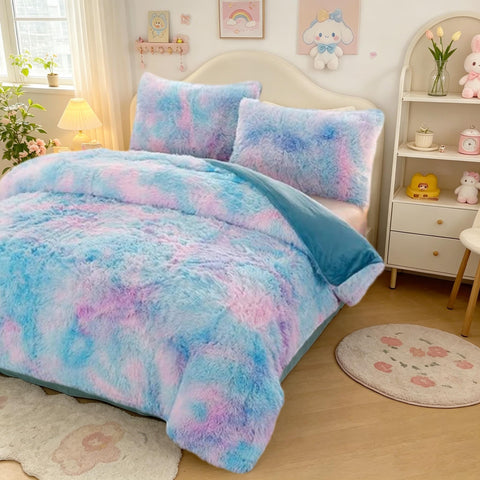 SUCSES reverse crystal mink velvet back showing smooth sleeping surface