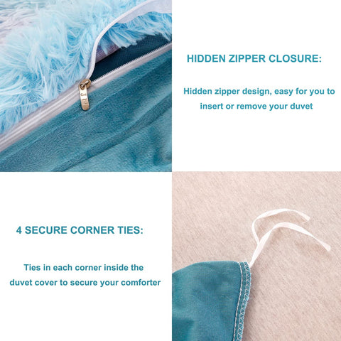 SUCSES twin-size cover on bed frame showing proper fit and scale