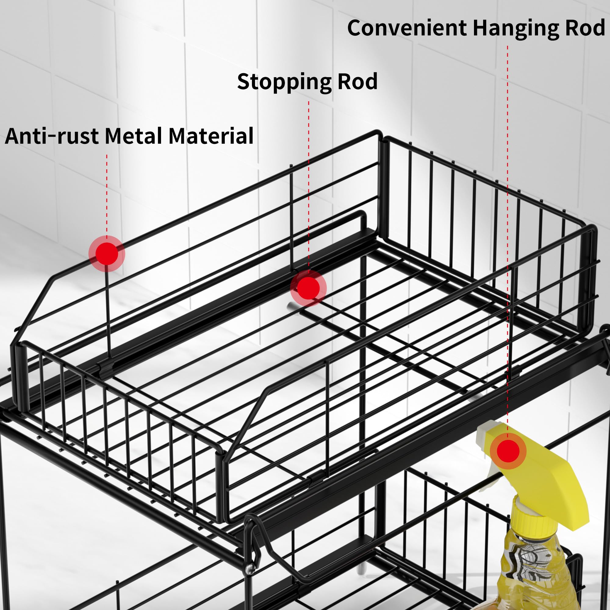 SUEH DESIGN silicone feet protecting cabinet floor and preventing slipping benefit