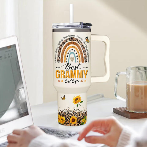SUFAVN tumbler in hand to show scale and easy grip for daily comfort