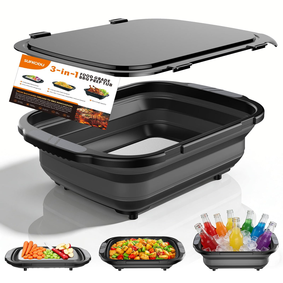 sufkodu front view showing tub packaging and compact design benefit