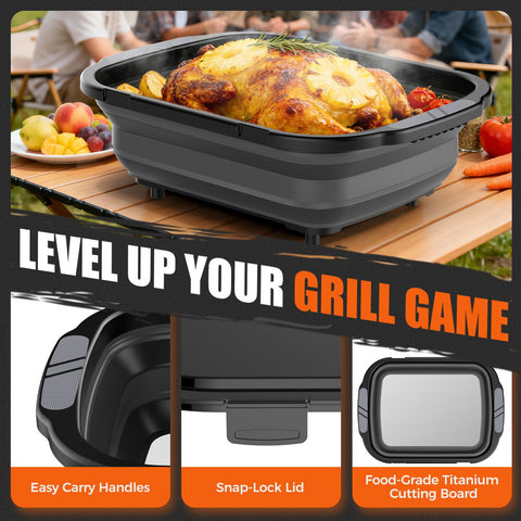 sufkodu basin filled with marinated meat and vegetables for large capacity