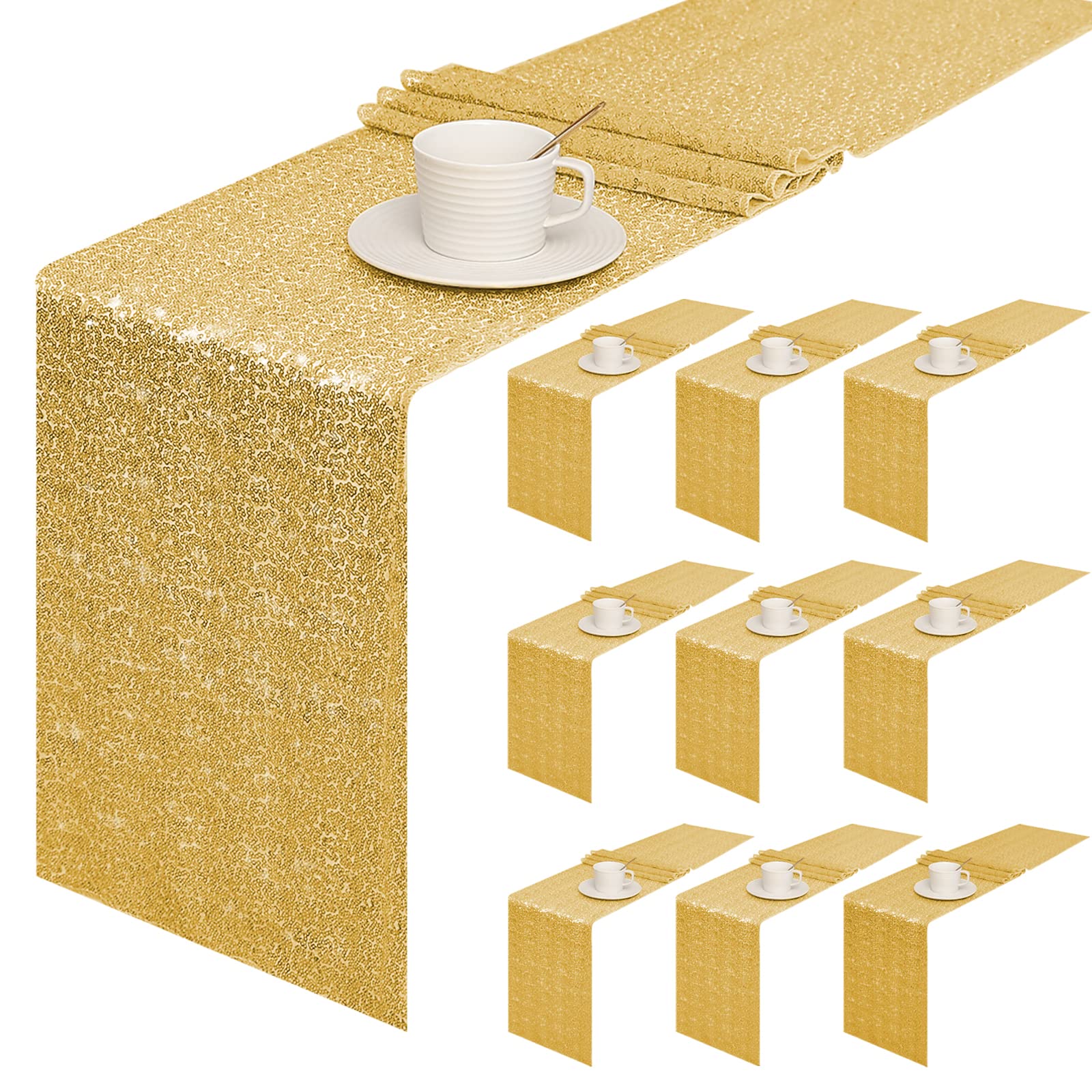 Sugargirl front packaging showing gold runner set, elevates event decor
