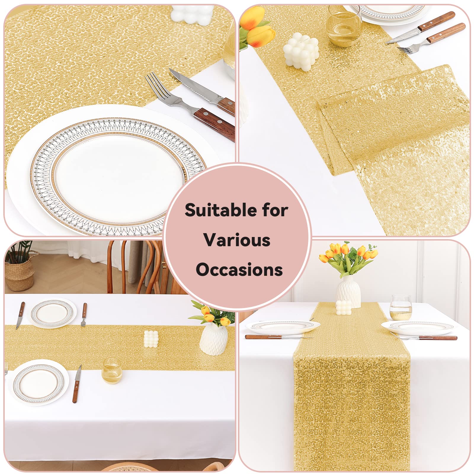 Sugargirl outdoor patio party display with runners creating festive atmosphere