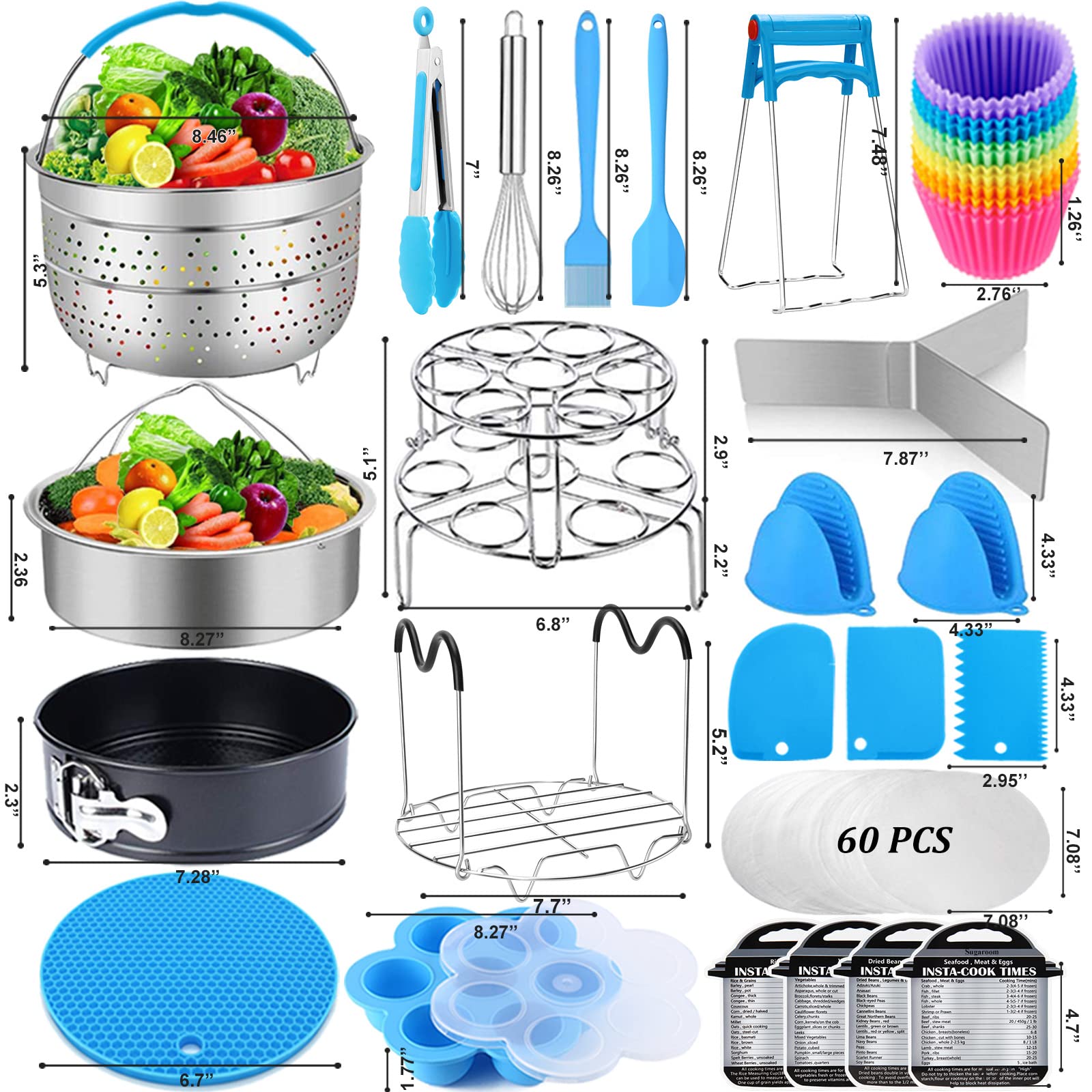 Sugaroom full accessory kit laid out expanding Instant Pot functionality