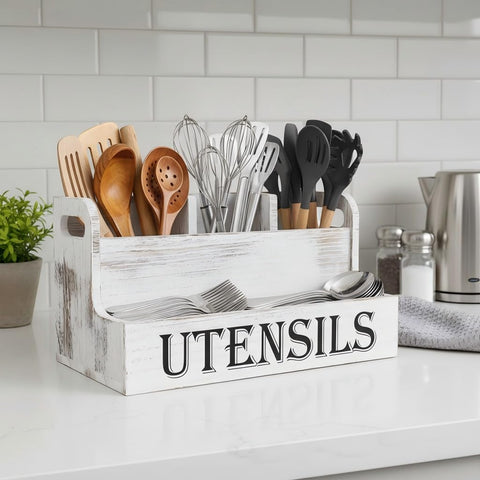 Suli next to cutting board to show size and countertop space saved