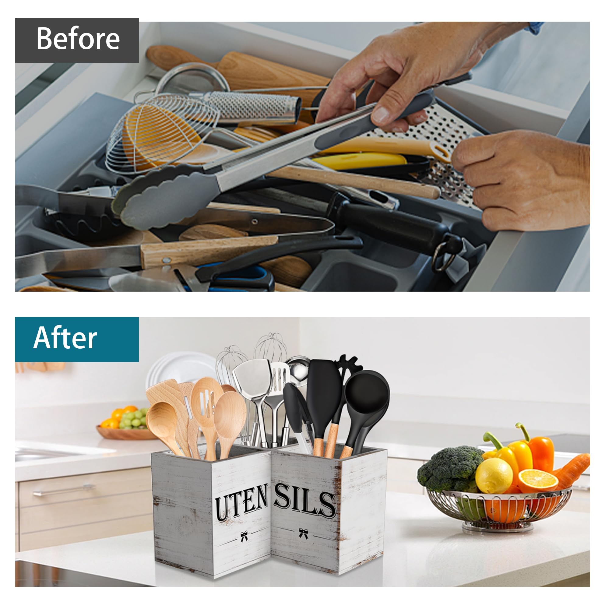 Suli positioned in a kitchen corner maximizing countertop space and easy access