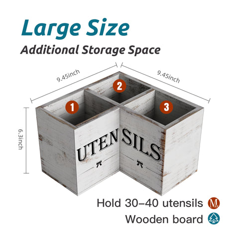 Suli close-up of top compartments displaying separation for spatulas, spoons, and tools
