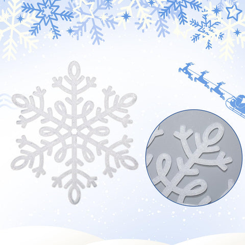 Sumind packaged set of 24 snowflakes ready for storage and gifting