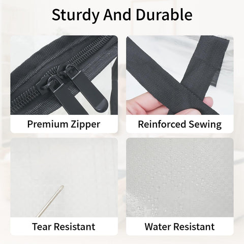 SummitFlare two filled bags stackable in closet to maximize storage space