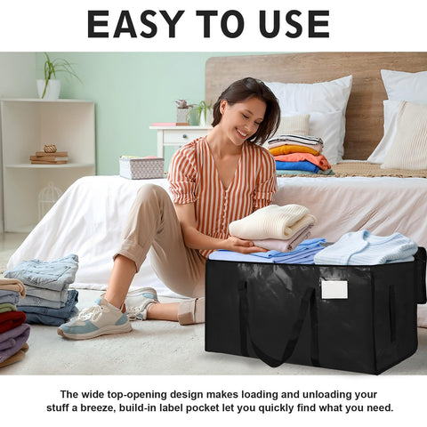 SummitFlare bag in a dorm room packed with bedding for fast move-in