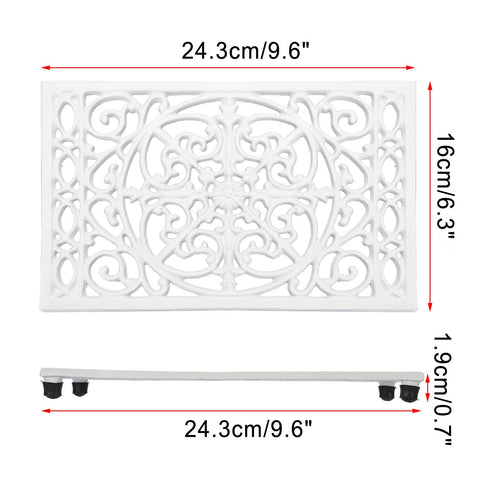 Sumnacon trivet rubber feet close-up showing anti-slip cushion protecting countertops