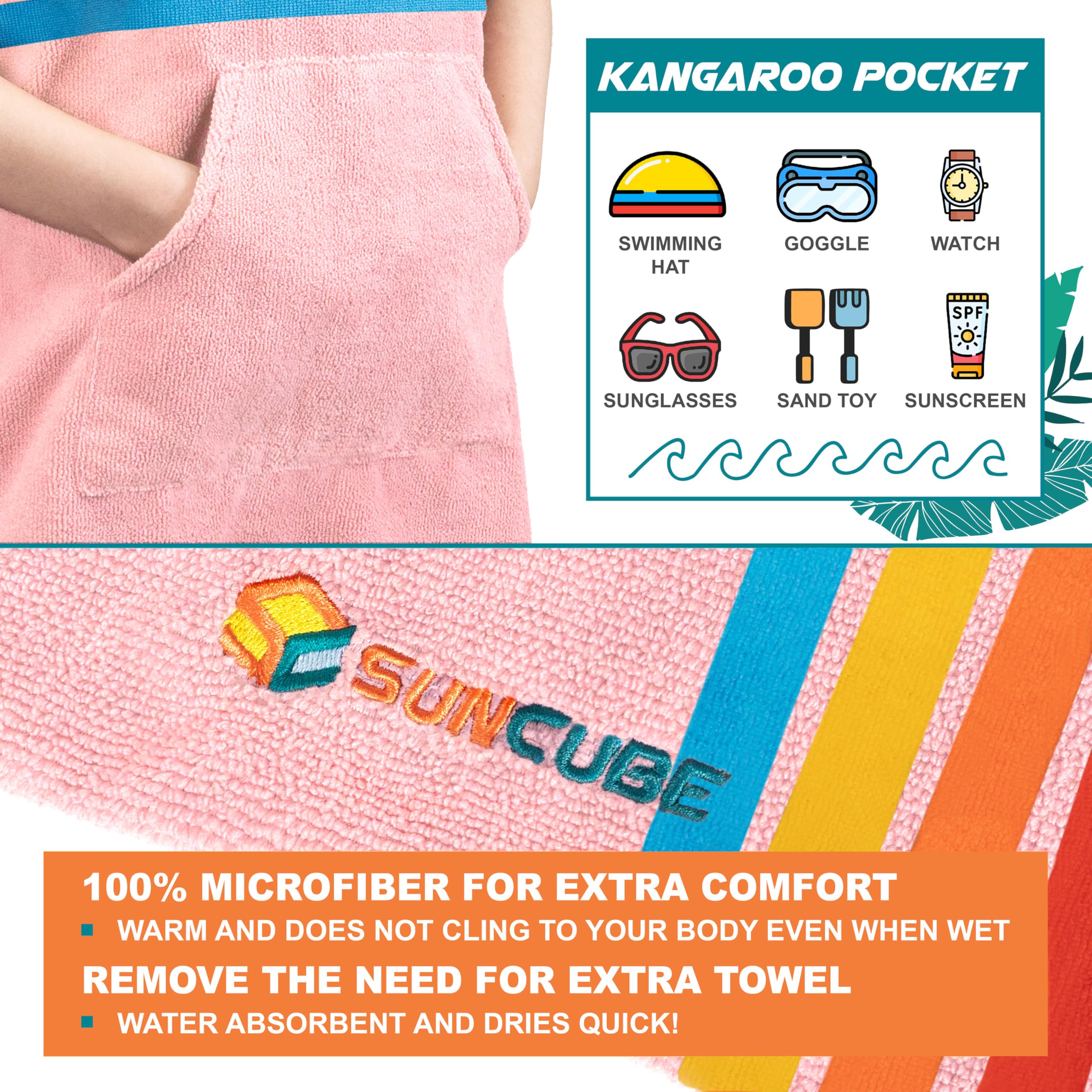 SUN CUBE hood detail and pocket highlighting storage and head warmth