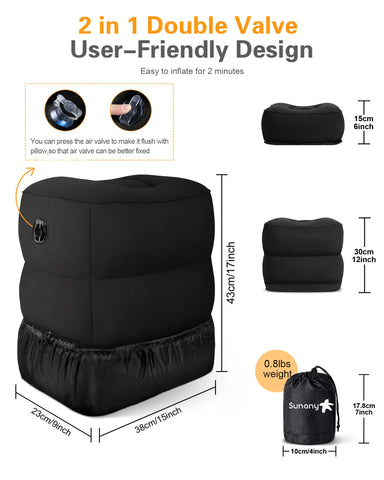 Sunany packed small in drawstring bag for easy travel portability