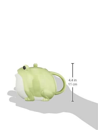 Sunart frog teacup close-up showing porcelain finish and playful detail