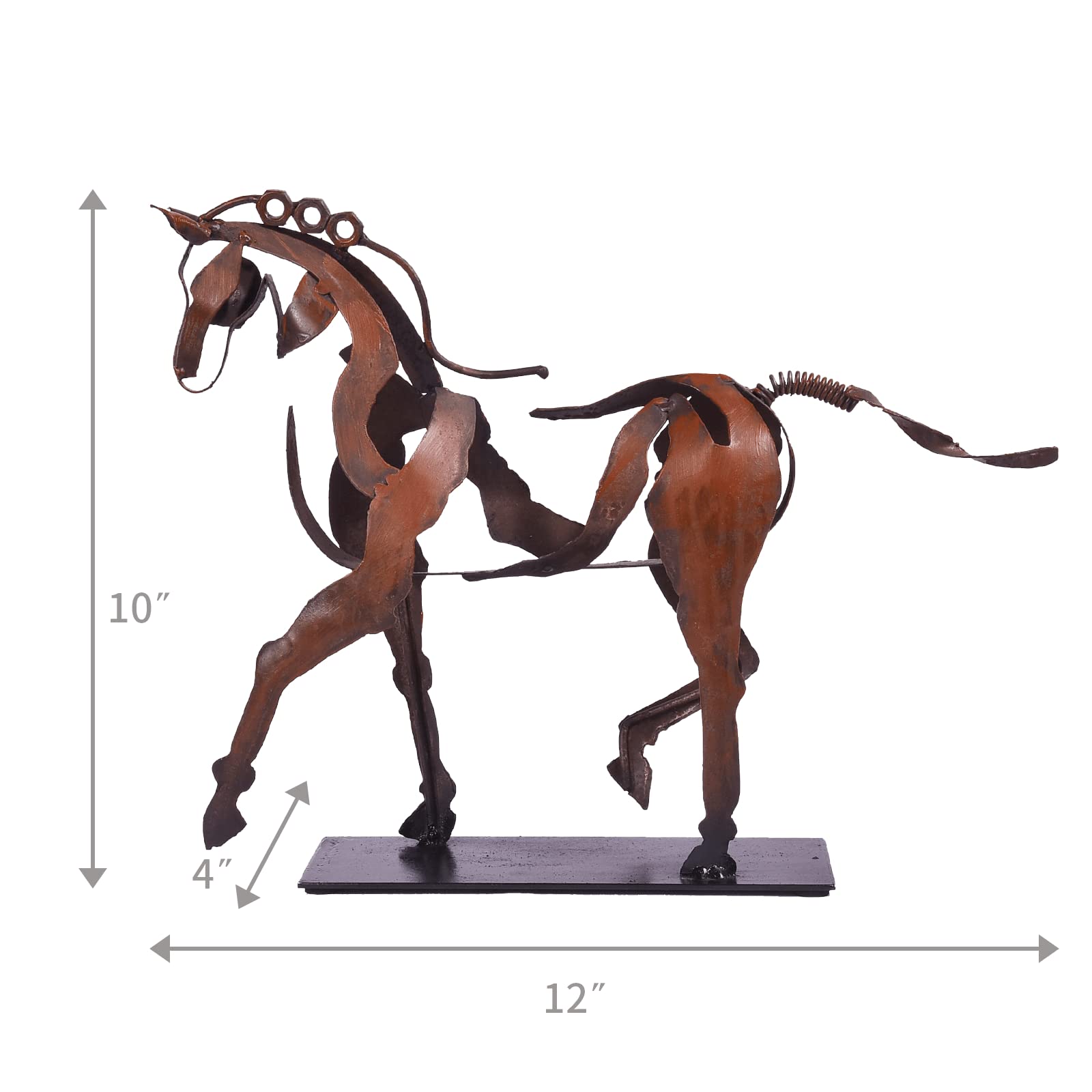 SunBlogs Art horse in living room adding warm rustic accent to décor