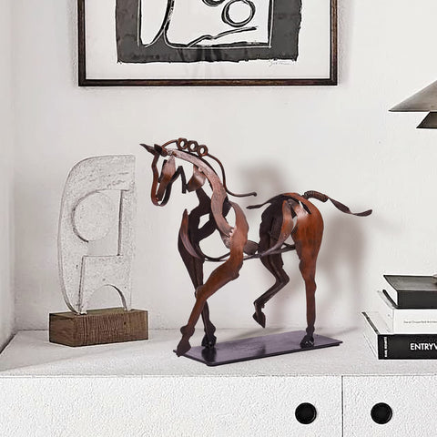 SunBlogs Art side profile highlighting silhouette and handcrafted metalwork