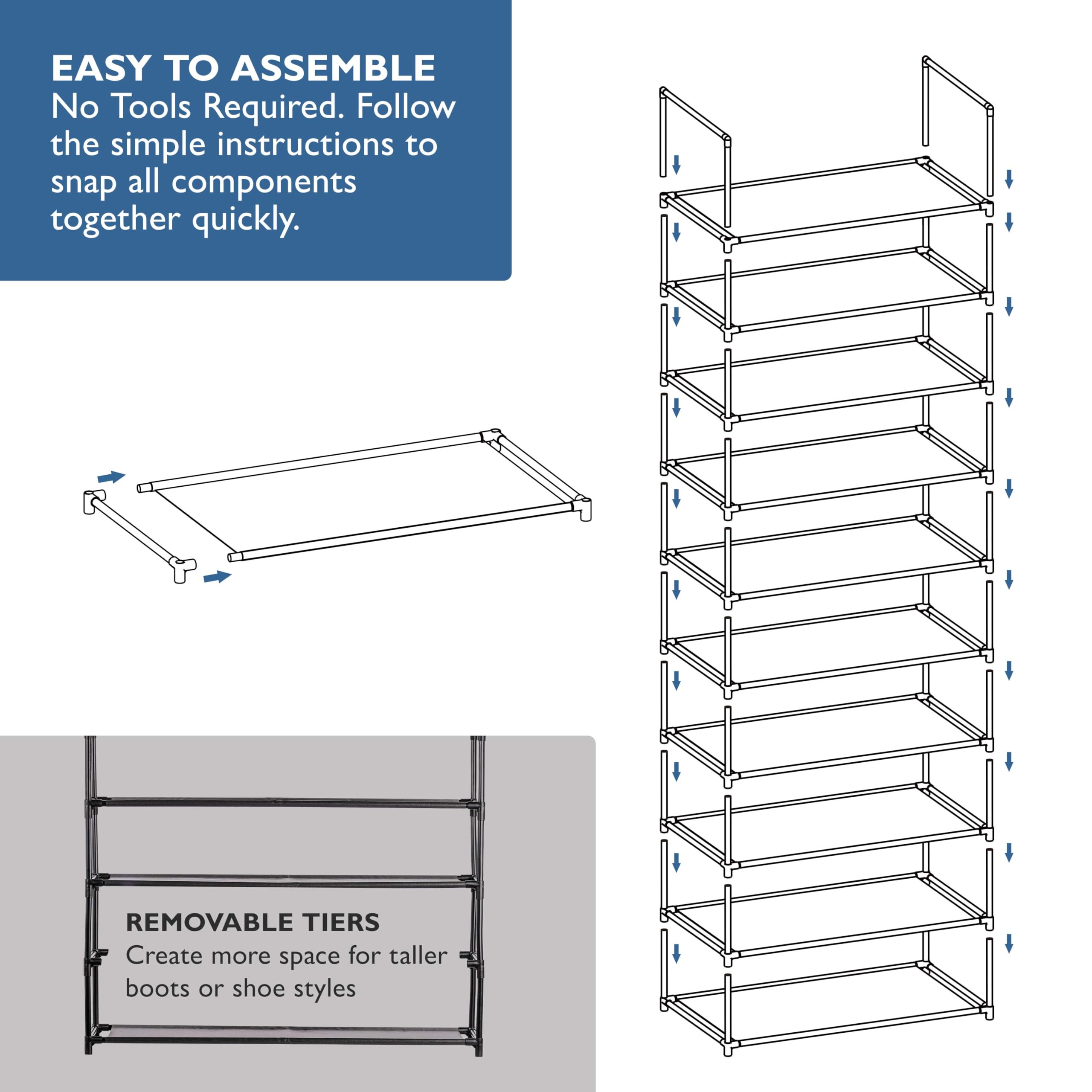 Sundaze hooks and anti-tip device displaying secure wall attachment