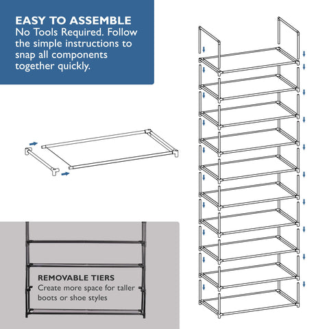 Sundaze hooks and anti-tip device displaying secure wall attachment