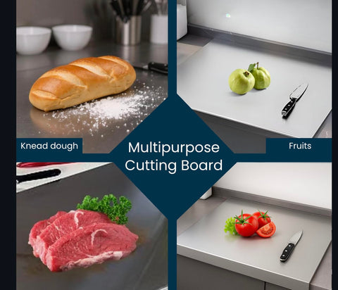 Suneville thin profile stacked for space-saving storage in modern kitchens