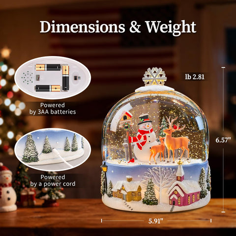 SUNFACE on a mantel to show scale and how it enhances holiday décor