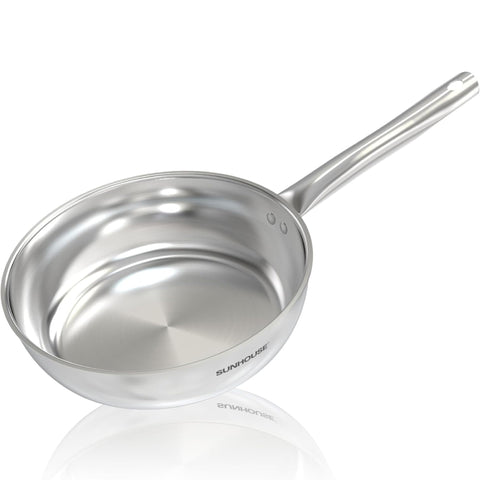 Sunhouse front view of 9-inch pan showing sleek design and robust build