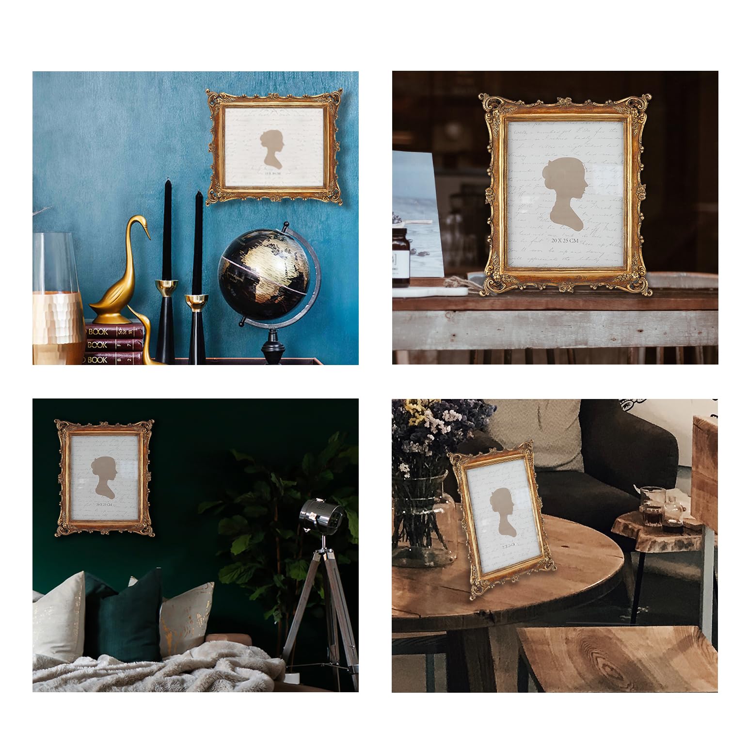 Sunlit frame rear with easel and hooks offering flexible display options