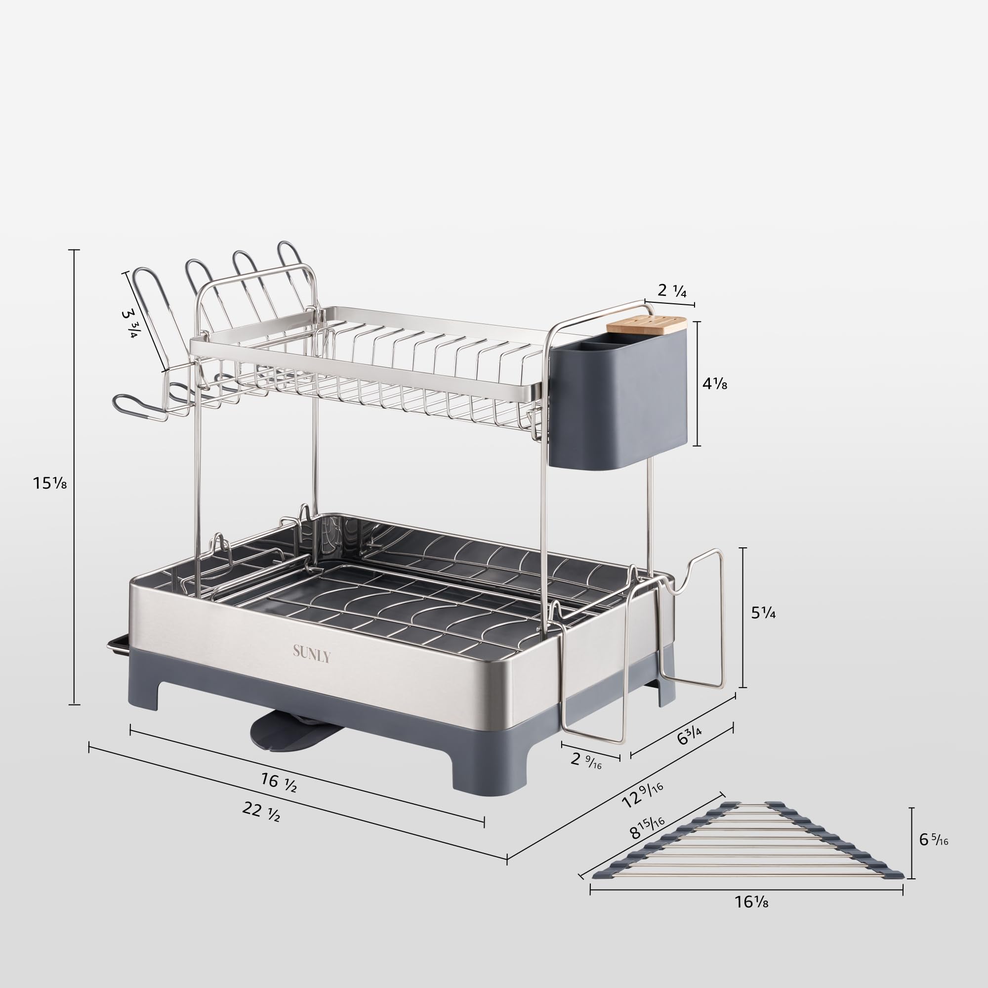 SUNLY knife slot and utensil holder keeping sharp tools safe and utensils upright