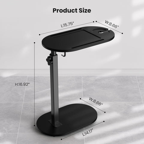 Sunnacate on freestanding tub illustrating compatibility and stylish look