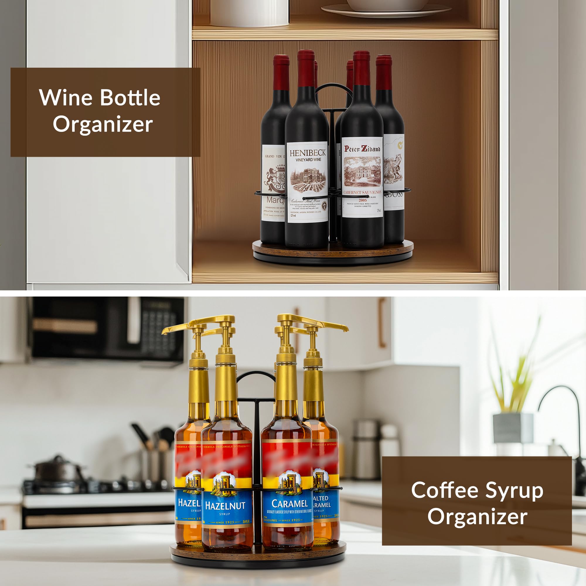 SUNNEKO in use on a coffee station showing quick syrup selection advantage