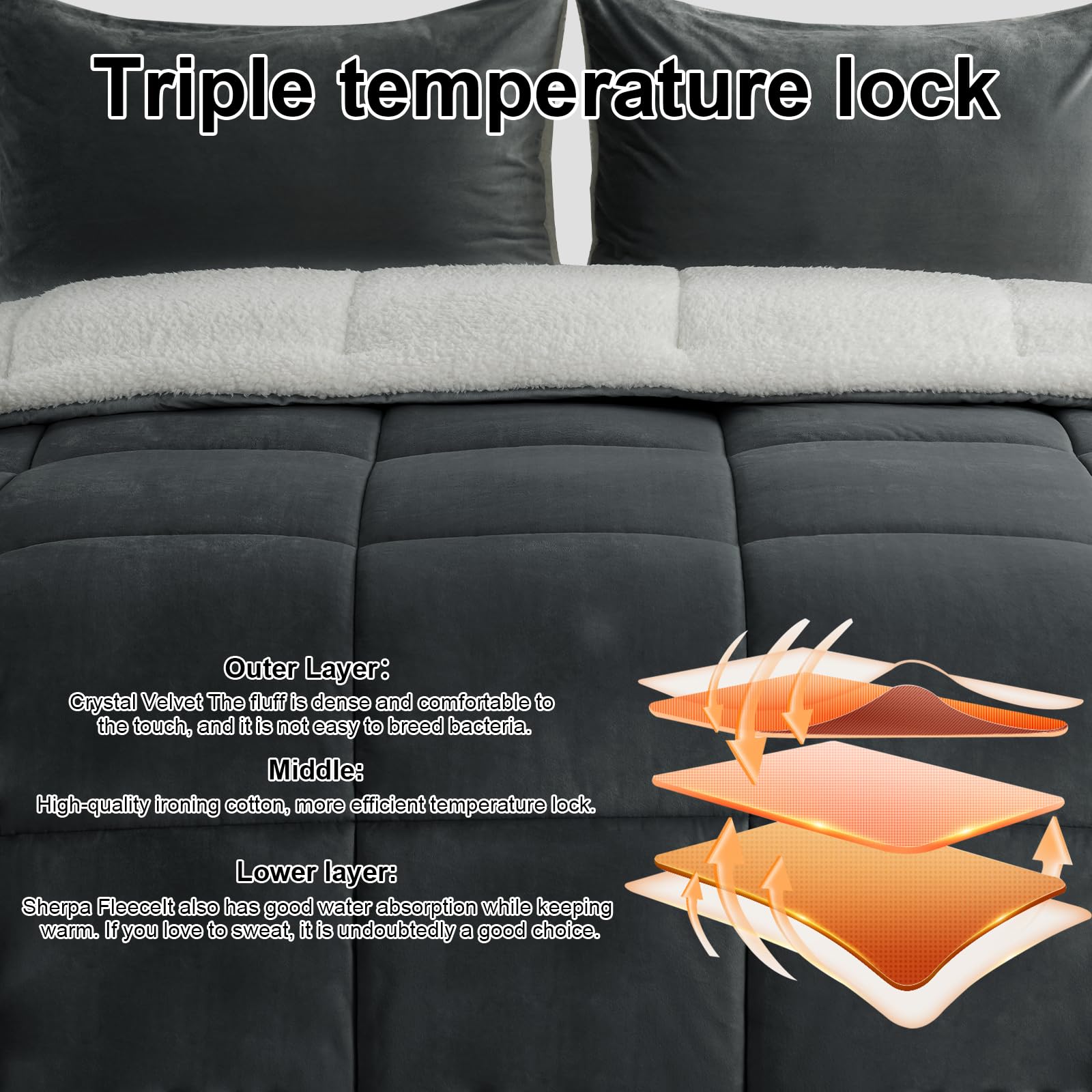 SunNewt pillow shams and stitching detail illustrating secure fill and neat finish