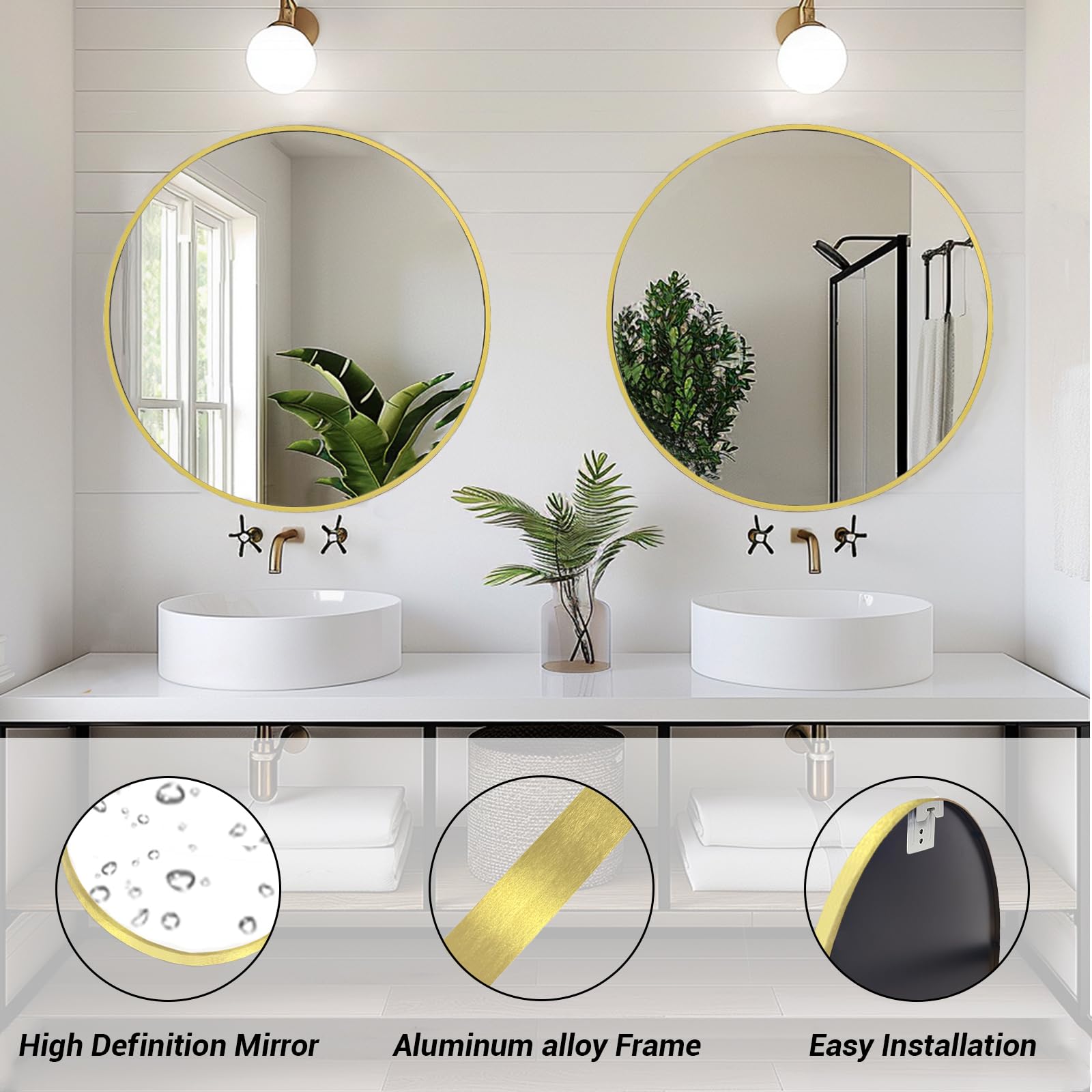 Sunniry brushed metal frame close-up highlighting durable, rust-resistant finish