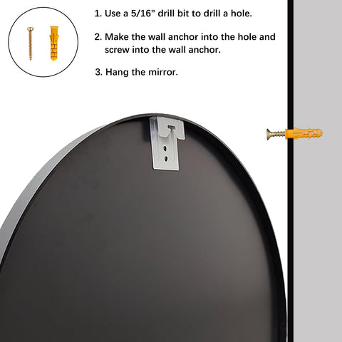 Sunniry mirror held by hand to show 20-inch scale and practical size