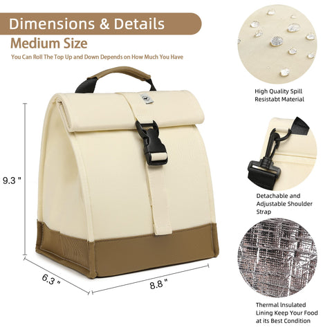 SUNNY BIRD back pocket and detachable strap showing organized storage and carrying options