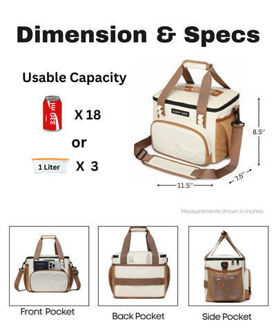 SUNNY BIRD side mesh pocket with bottle showing quick-access storage benefit