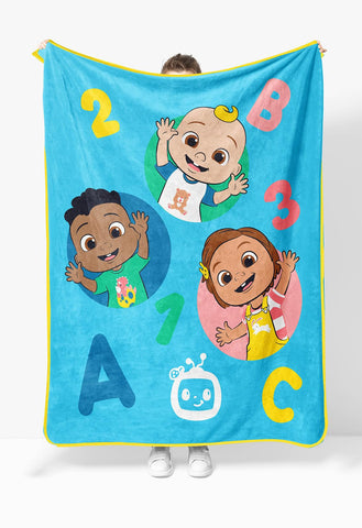 Sunny Side Up front view showing CoComelon characters and bright colors for joyful decor