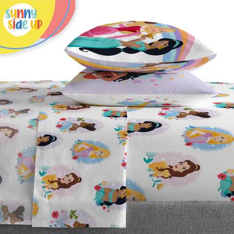Sunny Side Up styled bedroom with comforter, showcases lively theme and room impact