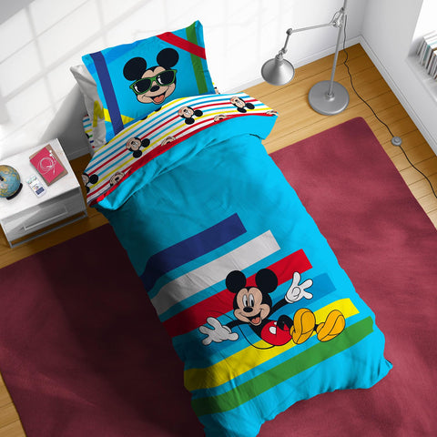 Sunny Side Up Mickey front view comforter showing playful design and cozy appeal