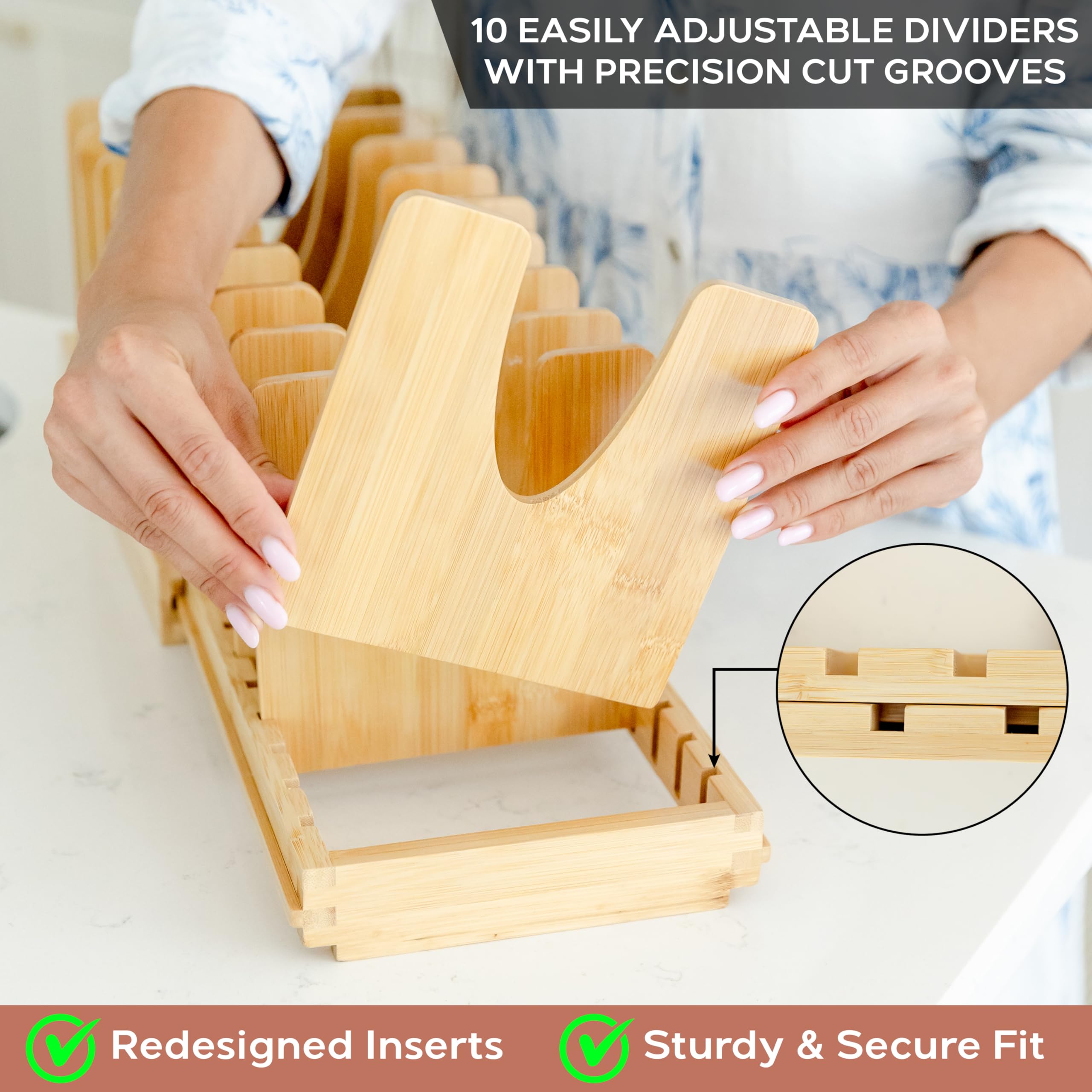Sunny Tots silicone feet and base protecting shelves and preventing slip