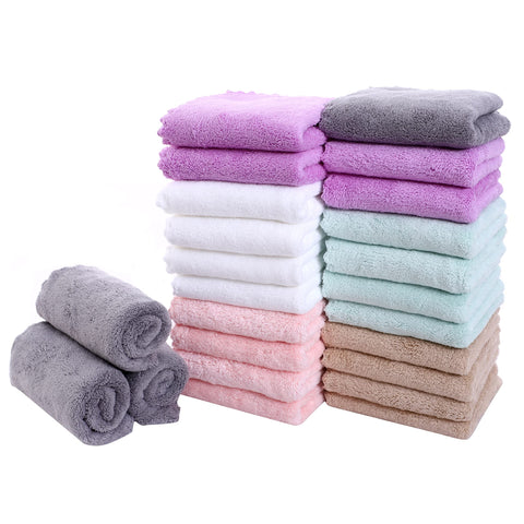 Sunny zzzZZ front packaging showing 24 colorful dishcloths and value pack benefit
