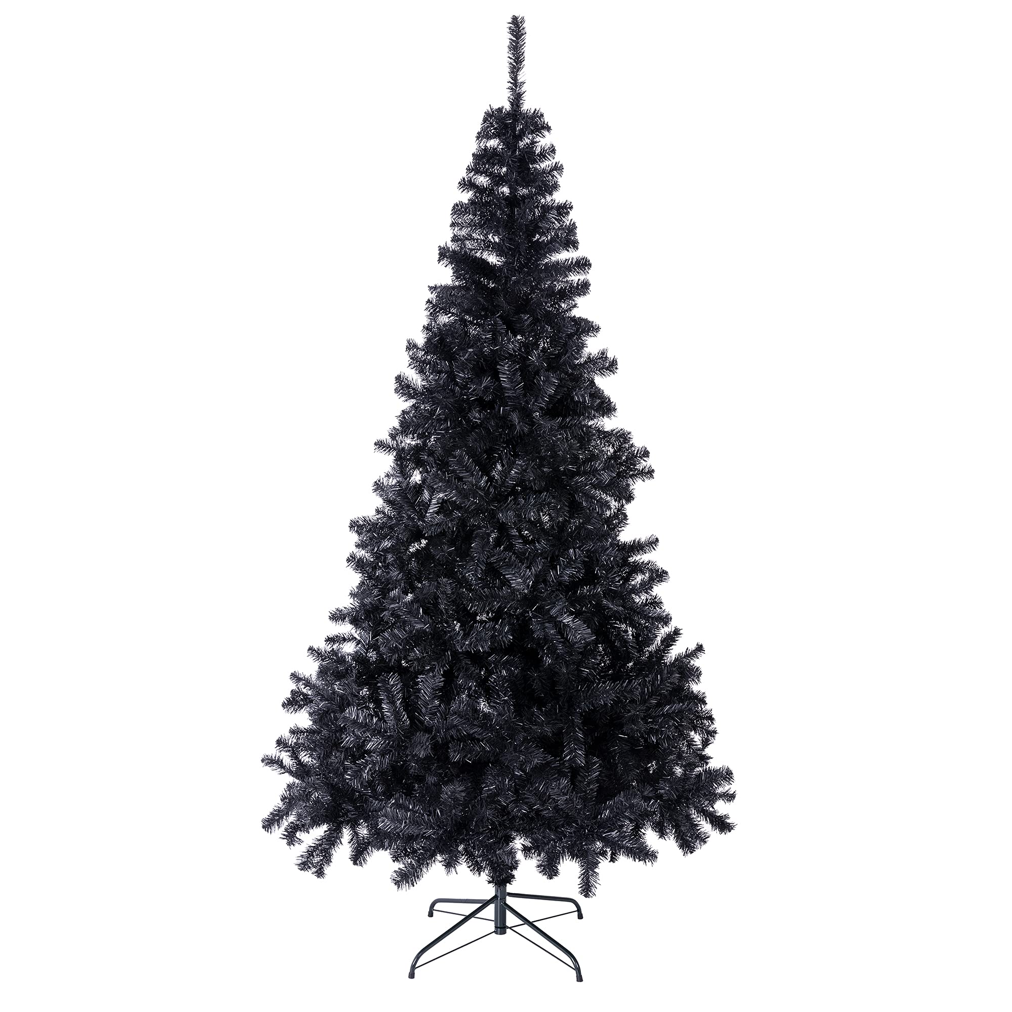 Sunnyglade black tree front view showing compact height and dramatic look