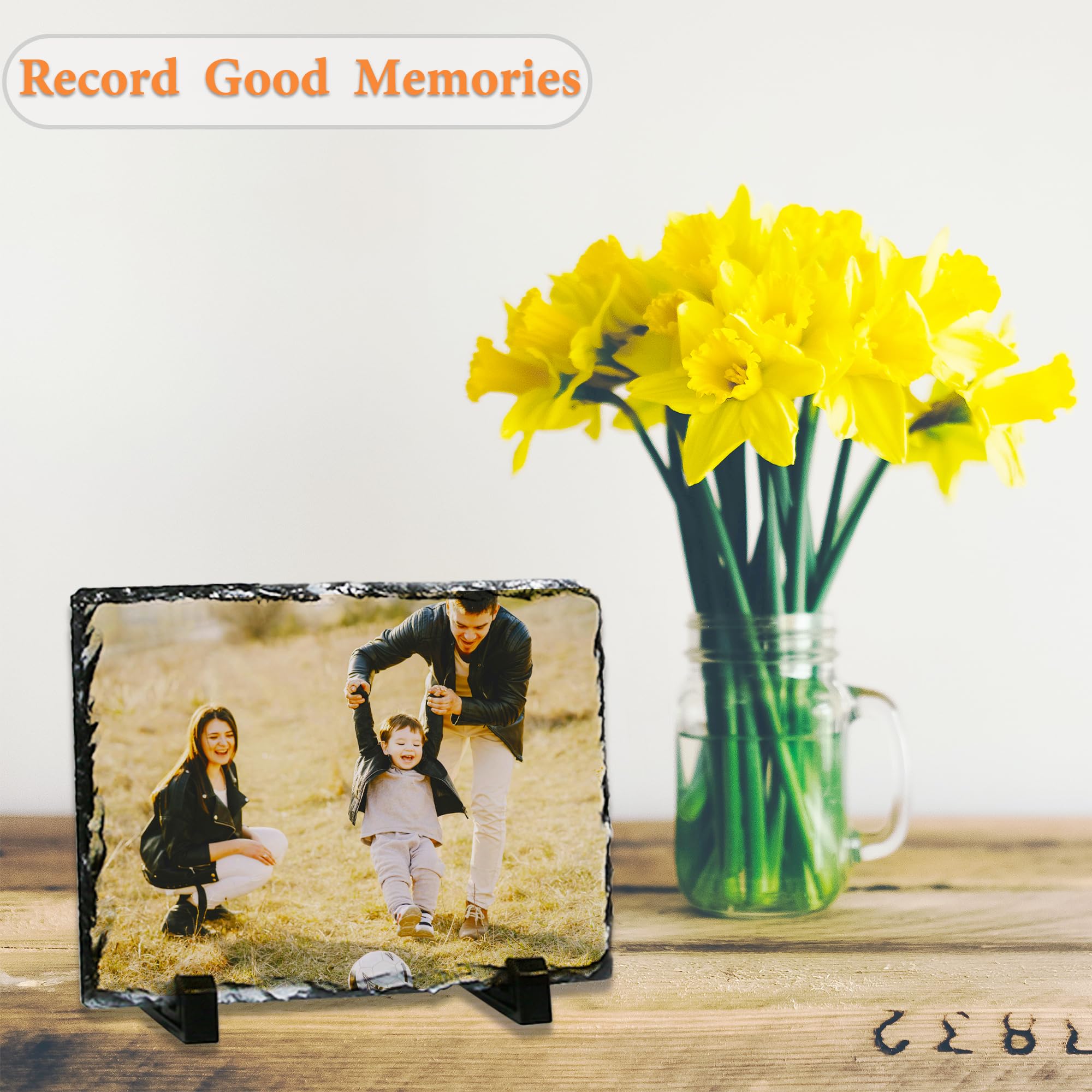 Sunnyglade displayed on a desk showcasing finished photo art and warm decor