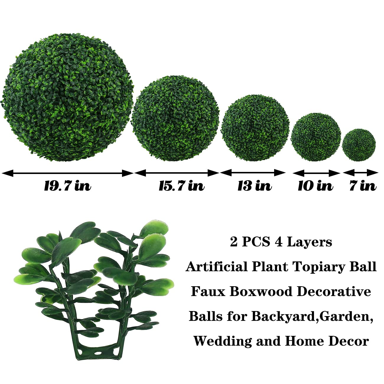 Sunnyglade two balls used as wedding centerpiece creating symmetrical, reusable decor