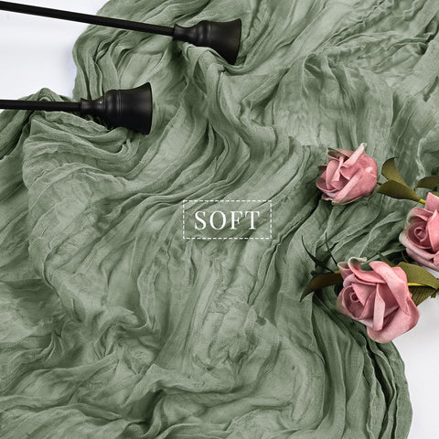 Sunnyline draped edge detail showing natural pleats and no-iron look benefit