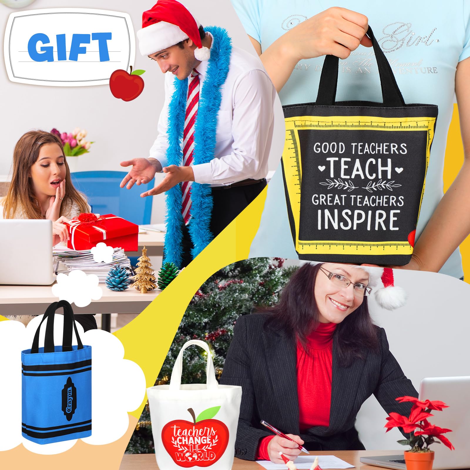 sunnymove tote filled with small gifts ideal for teacher appreciation