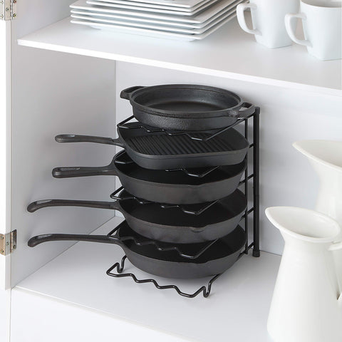 SunnyPoint front view showing full rack and organized pans for space saving