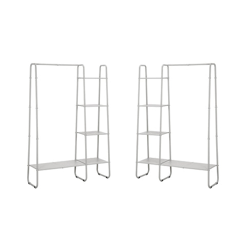 SunnyPoint hanging rod loaded with shirts and jackets for easy outfit selection